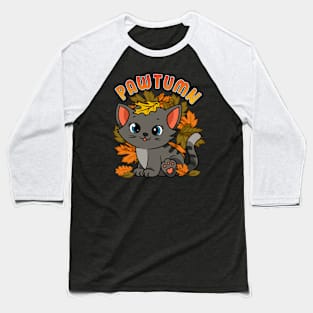 Autumn Holiday Pawtumn Baseball T-Shirt